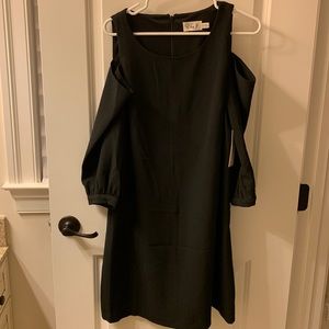 Black cocktail dress